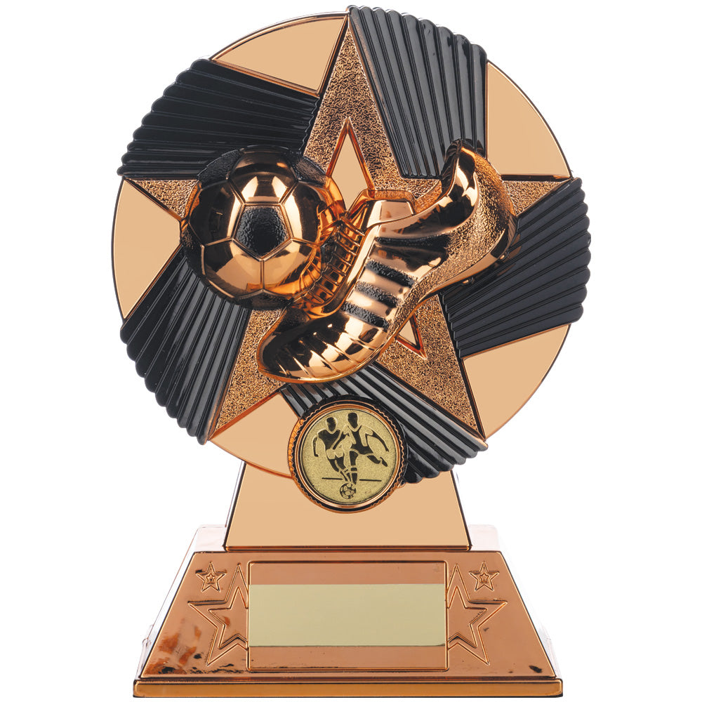 Two Tone Boot and Ball in Bright Bronze and Black 180mm