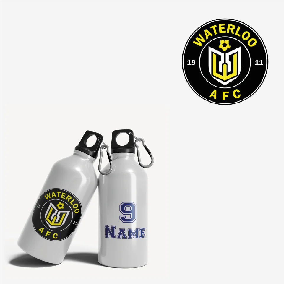 AFC Waterloo 600ml Metal Water Bottle