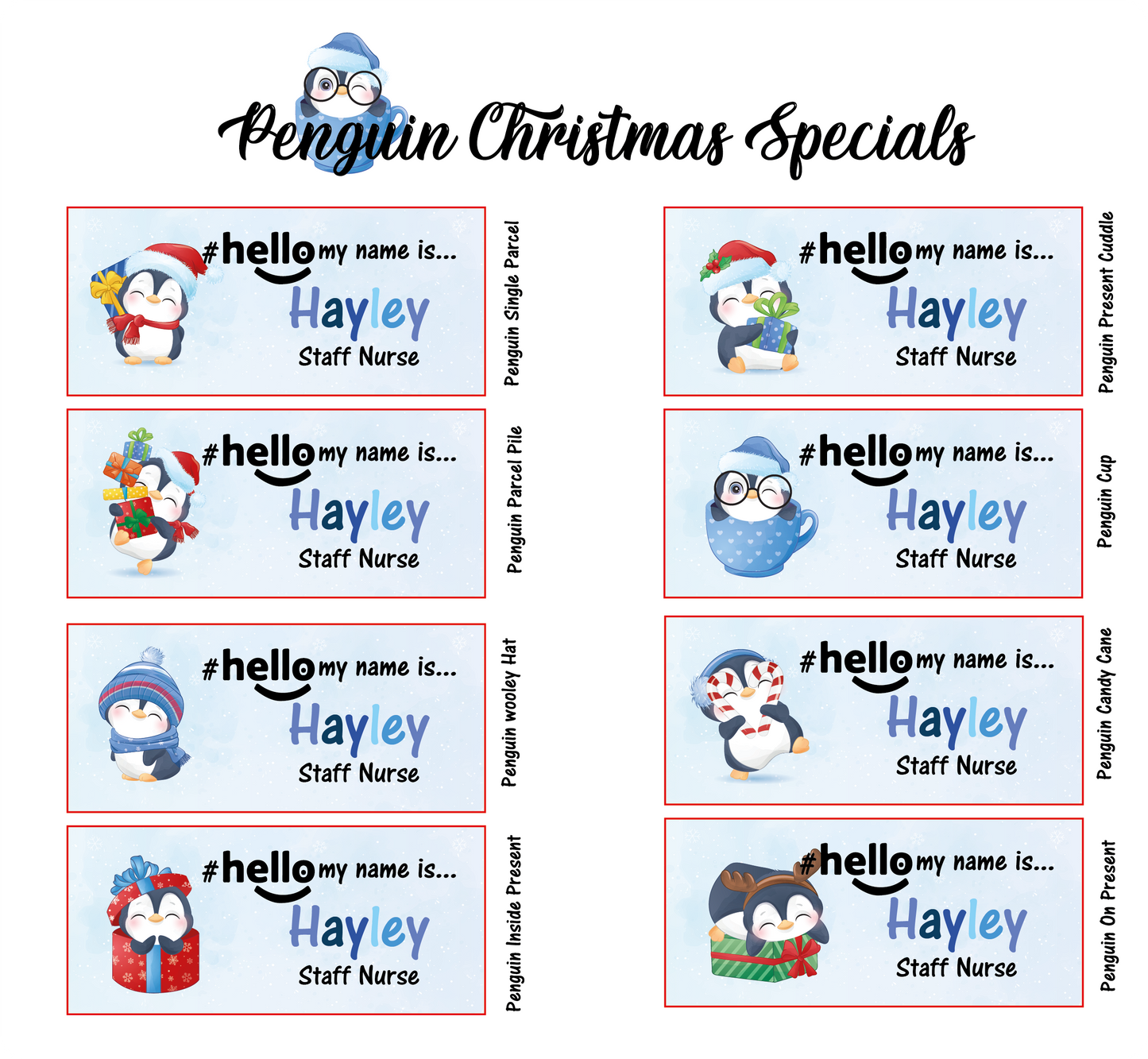 Christmas Penguin Collection # hello my name is...
