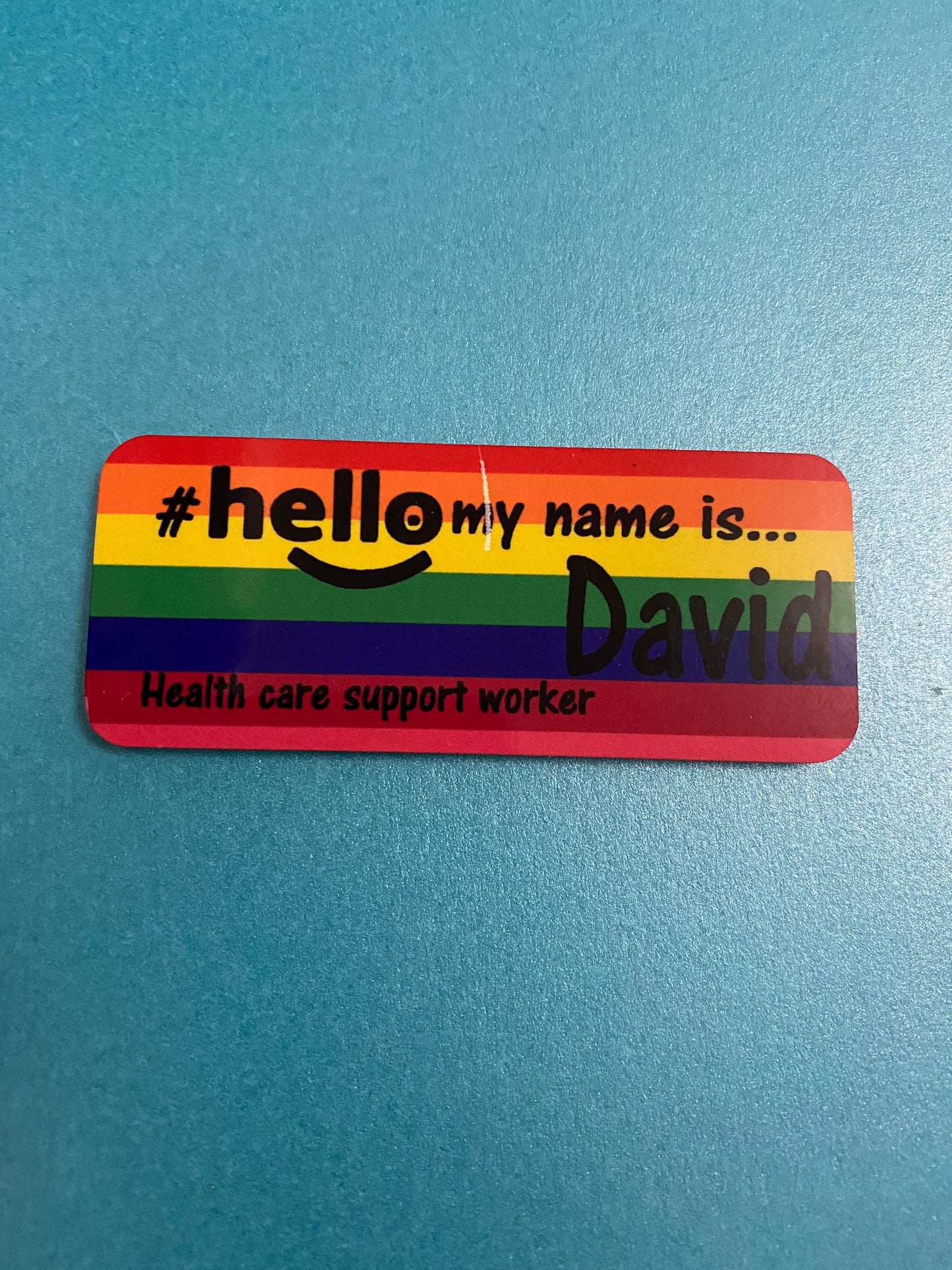 Full Rainbow Stripes # hello my name is ...