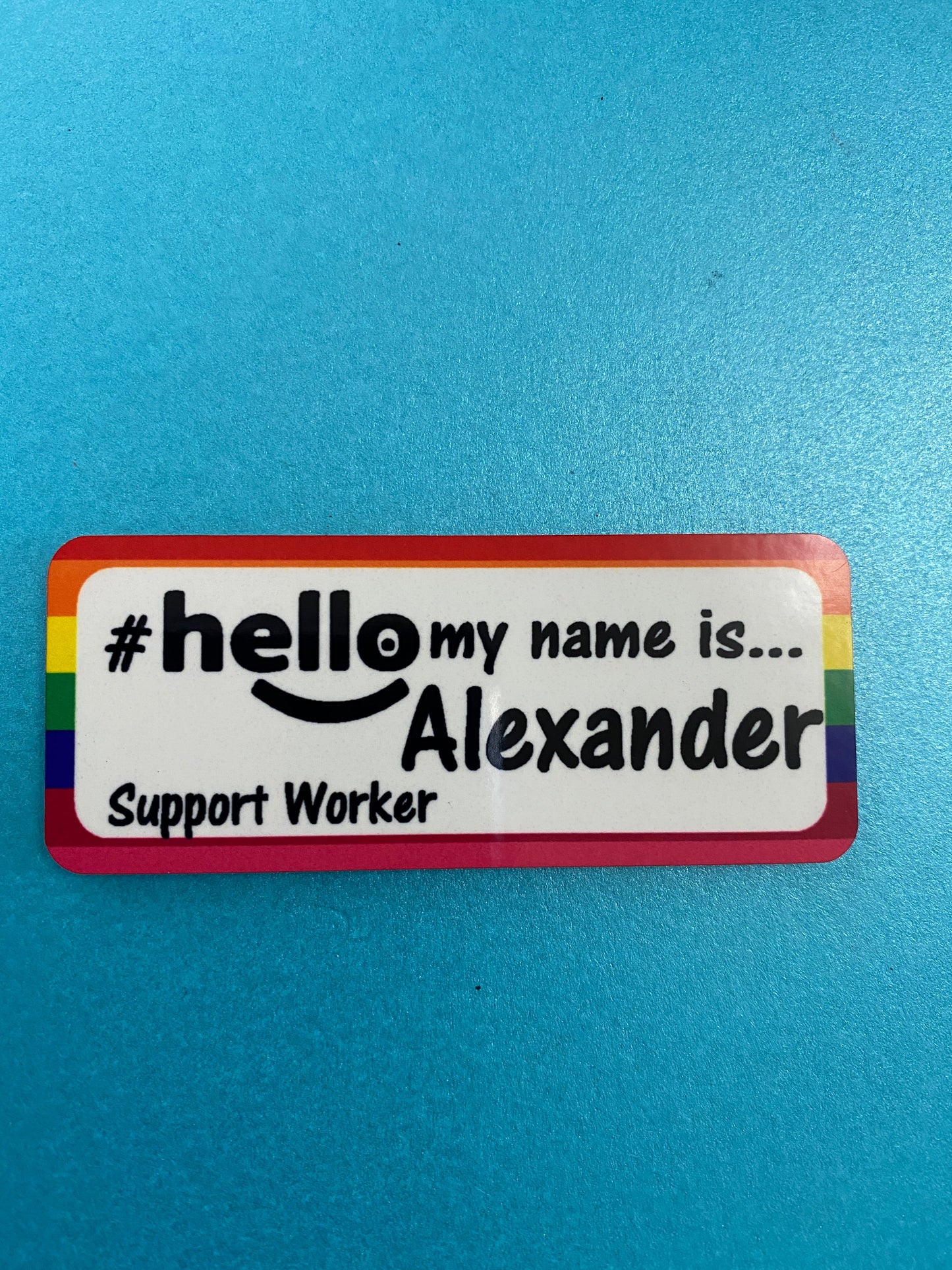 Rainbow Block designs # hello my name is...