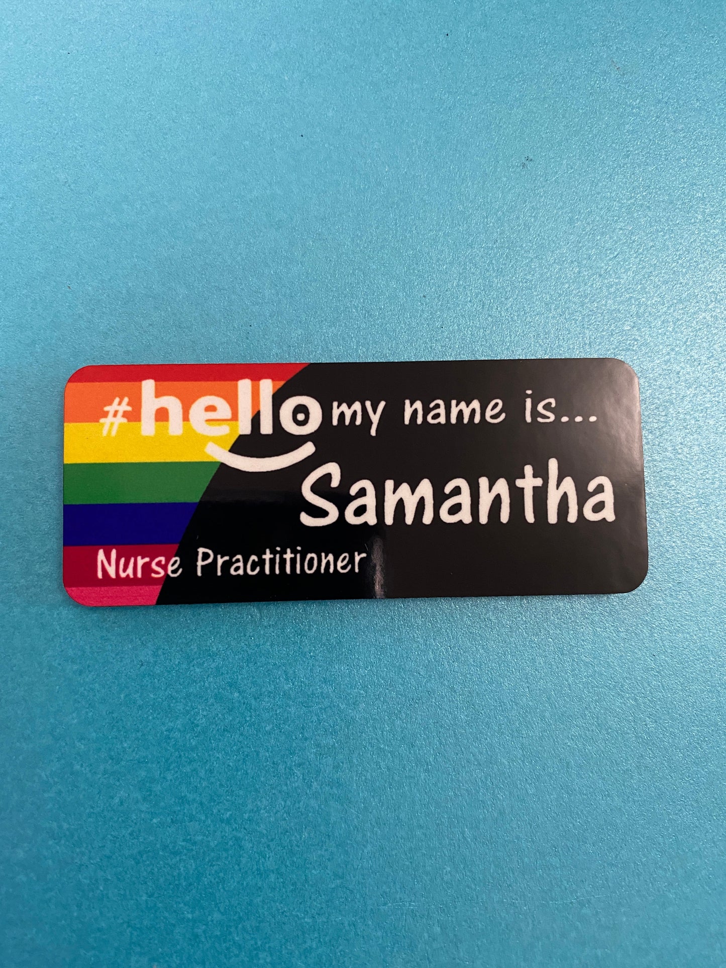Rainbow Block designs # hello my name is...