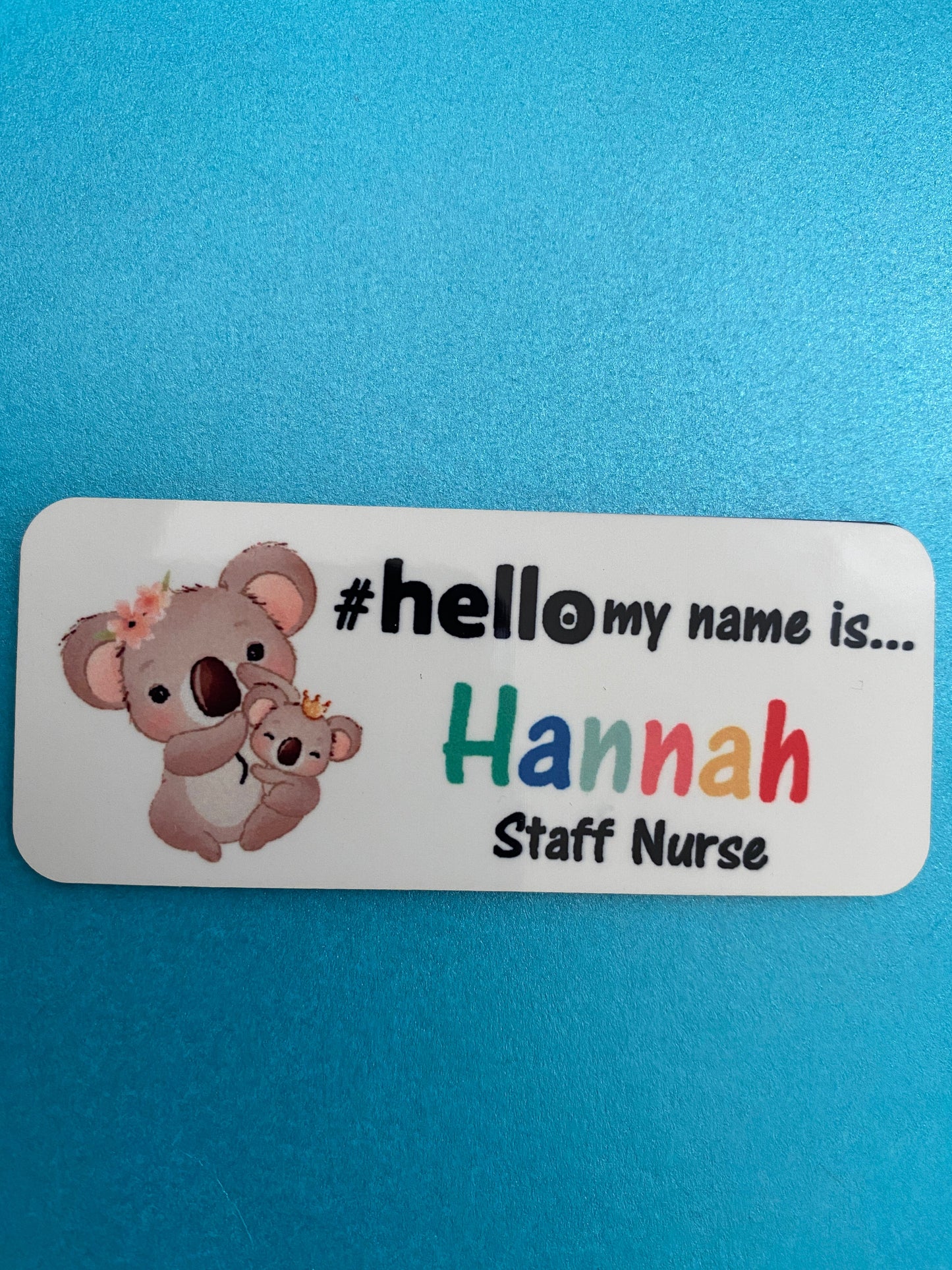 Animal Name Badge #hello my name is...