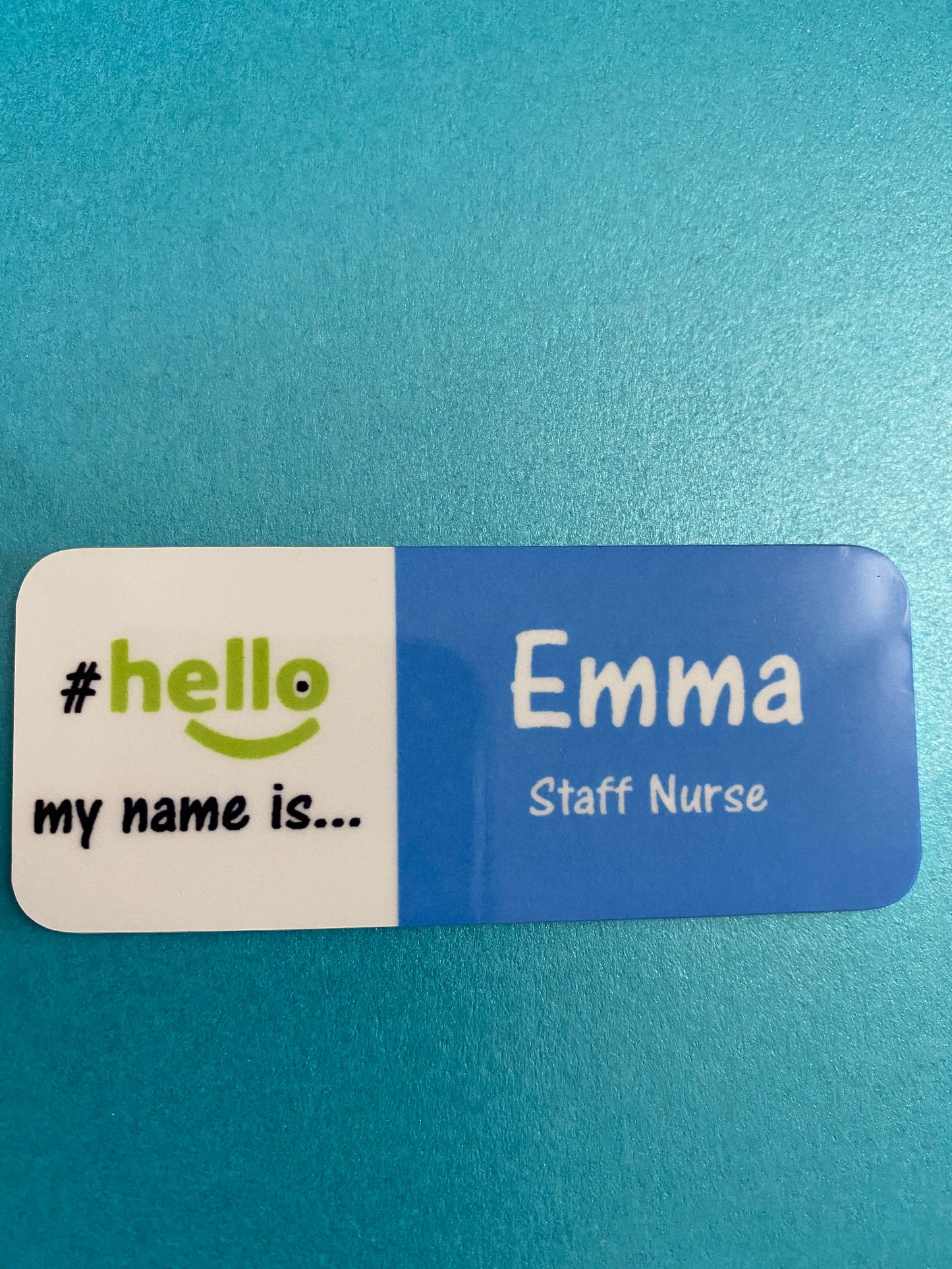 Block Colour name badges # hello my name is...