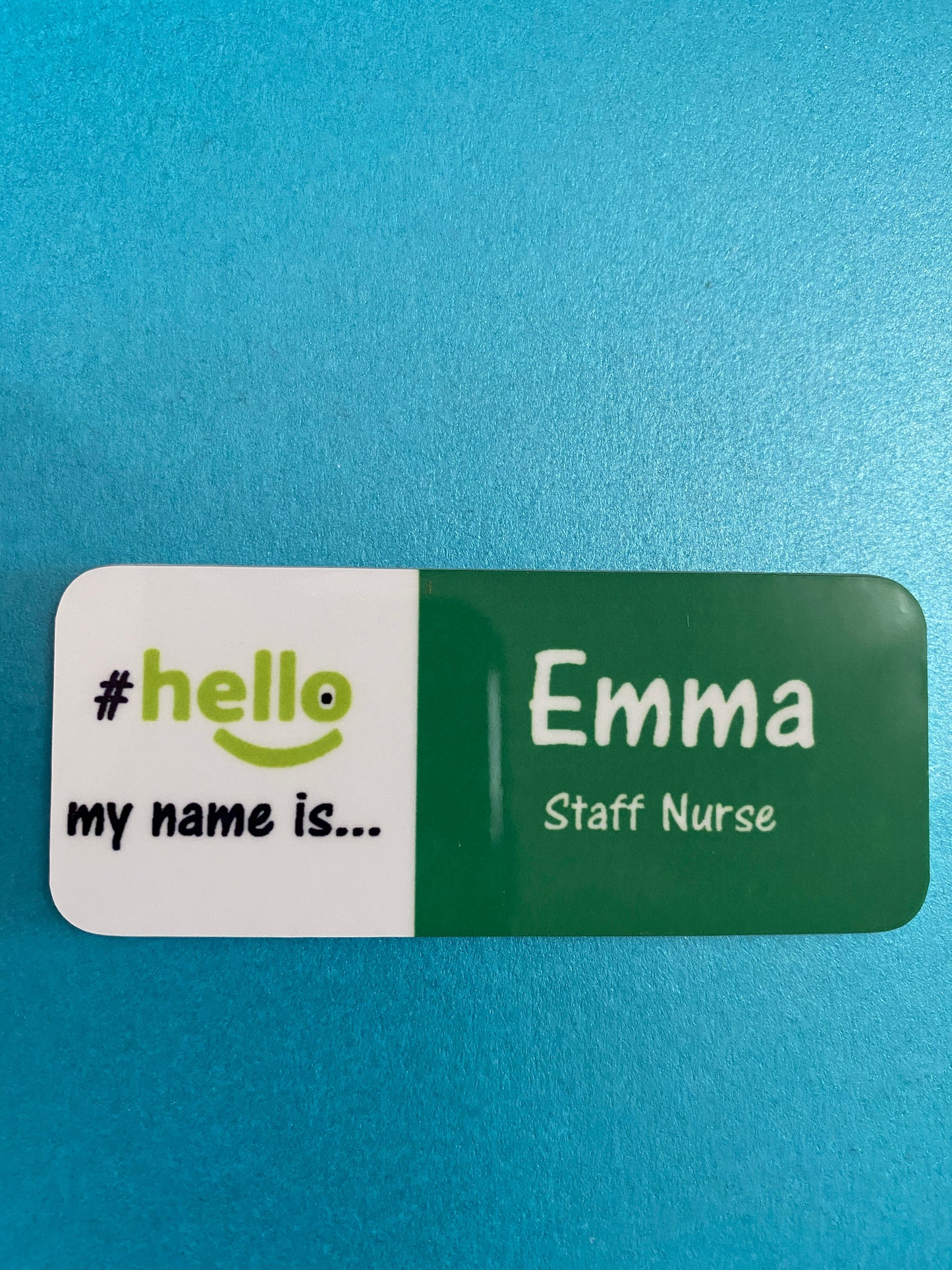 Block Colour name badges # hello my name is...