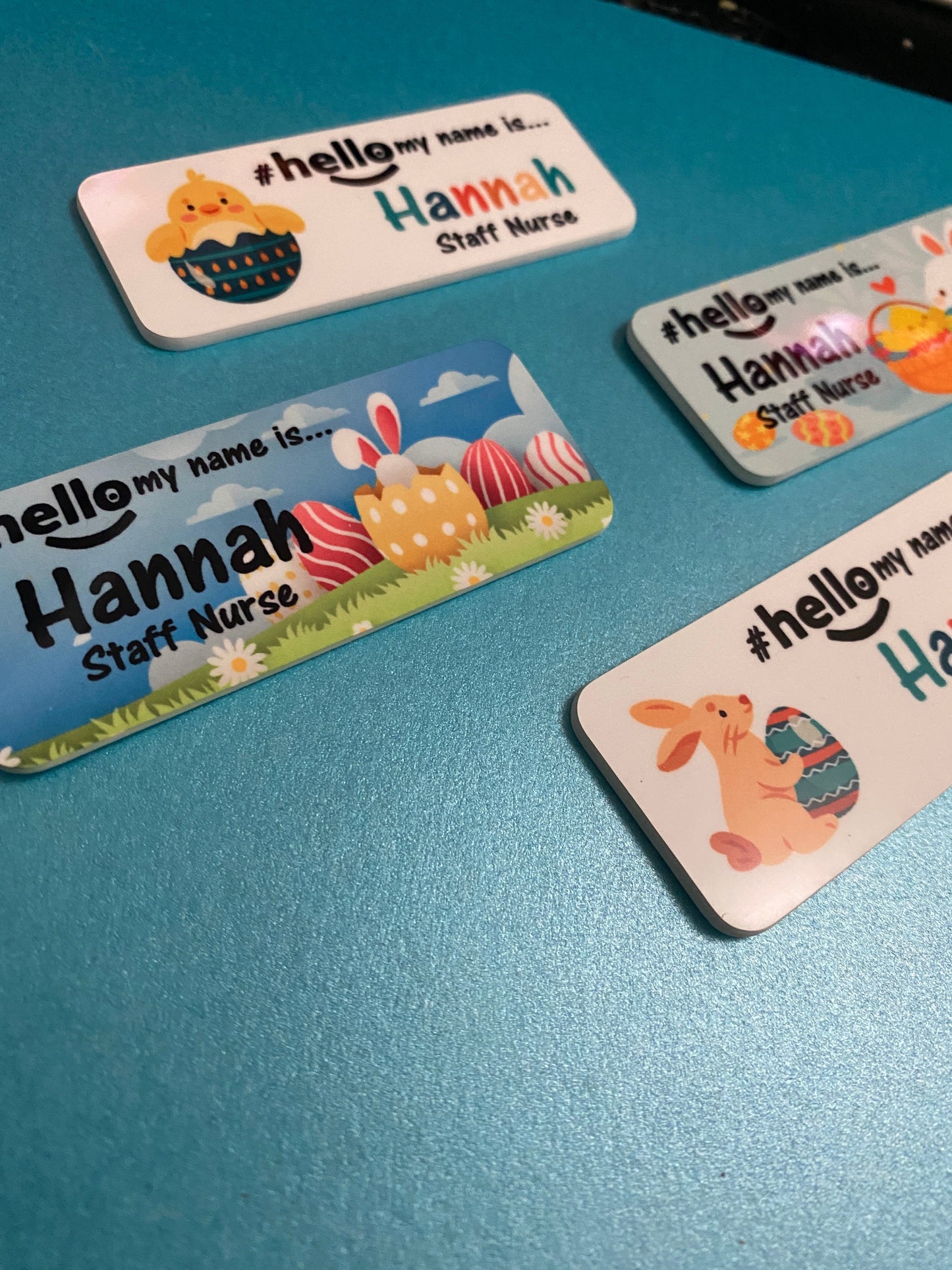 Easter name badge # hello my name is...