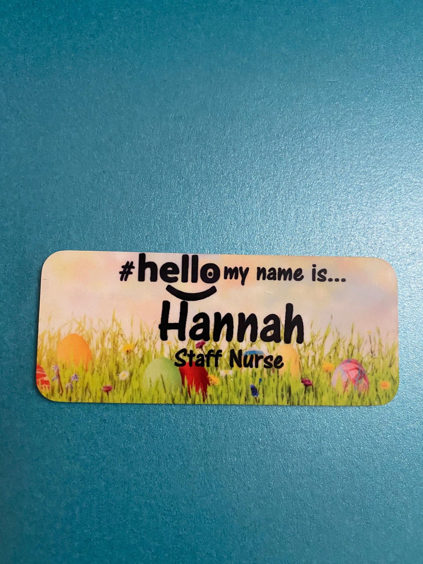 Easter name badge # hello my name is...