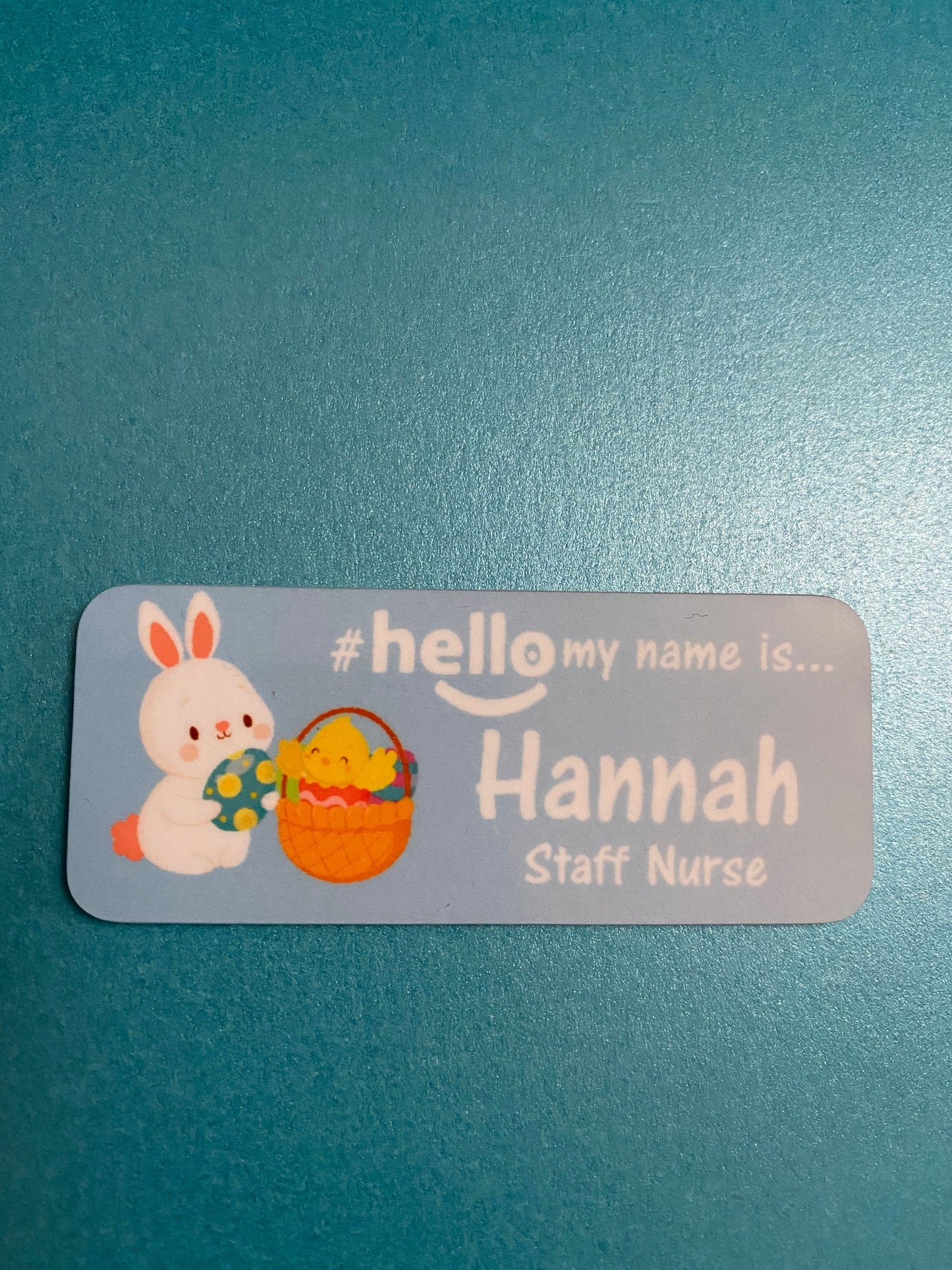 Easter name badge # hello my name is...
