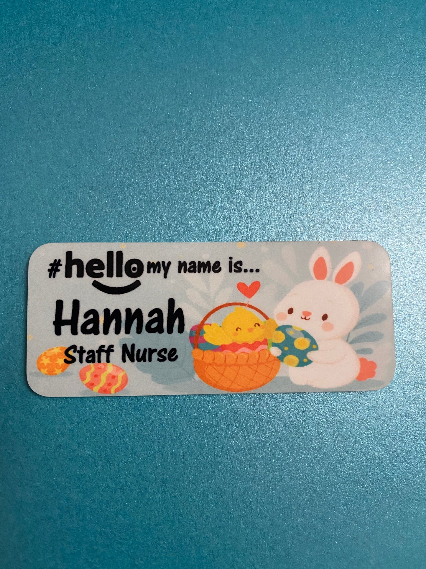 Easter name badge # hello my name is...