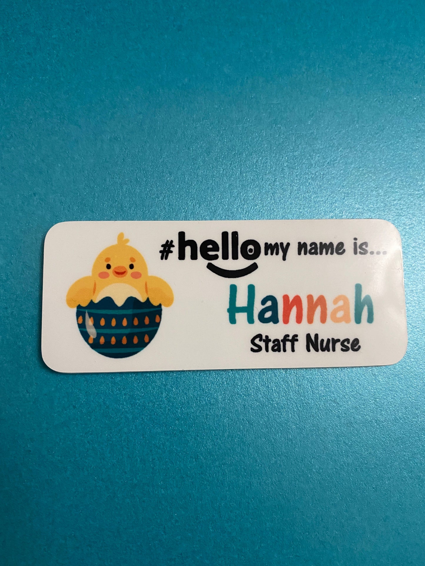 Easter name badge # hello my name is...