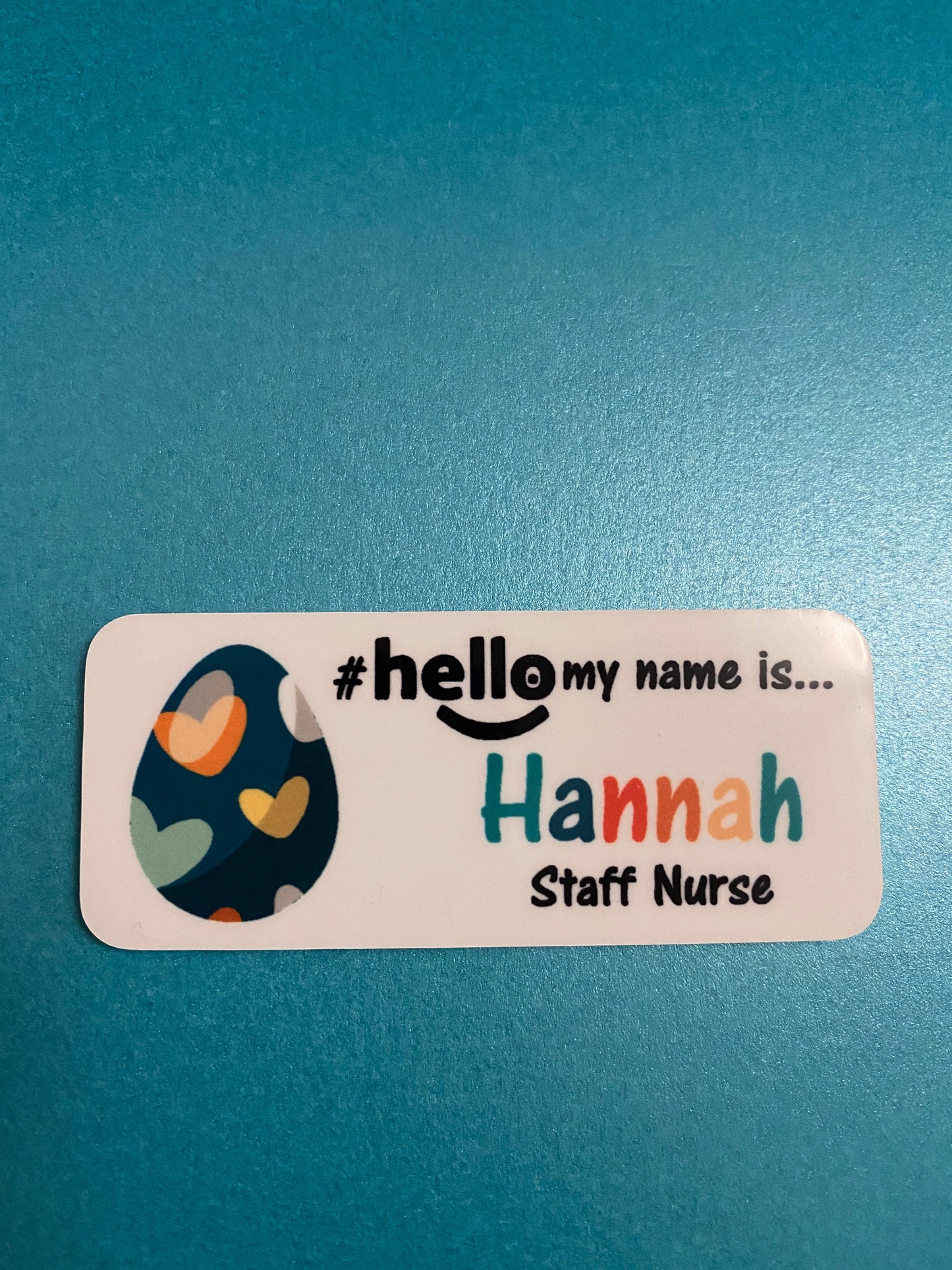 Easter name badge # hello my name is...