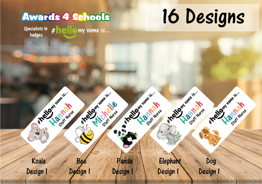 Animal Name Badge