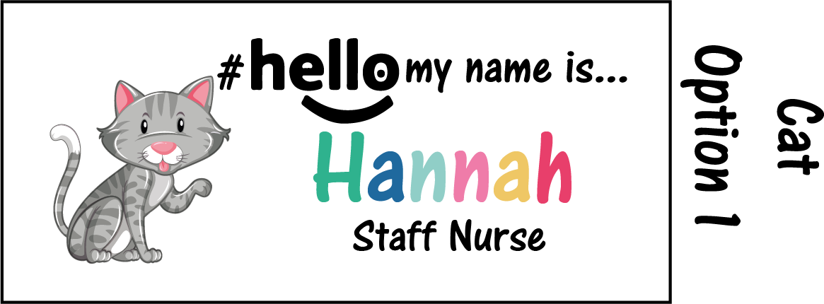 Animal Name Badge #hello my name is...