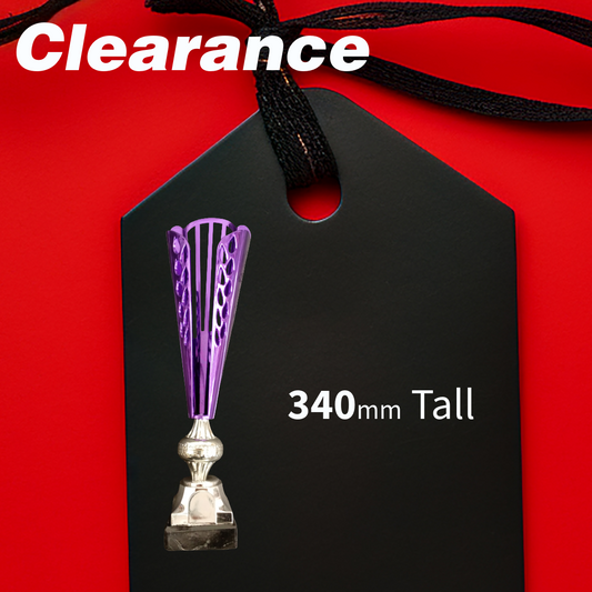Clearance - Purple Trophy 340mm