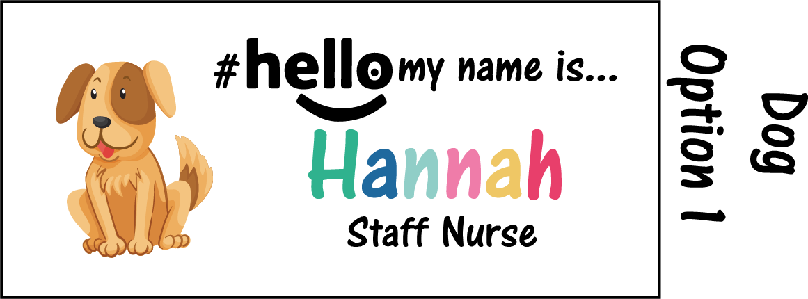 Animal Name Badge #hello my name is...