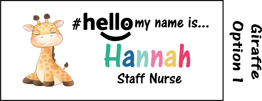 Animal Name Badge #hello my name is...