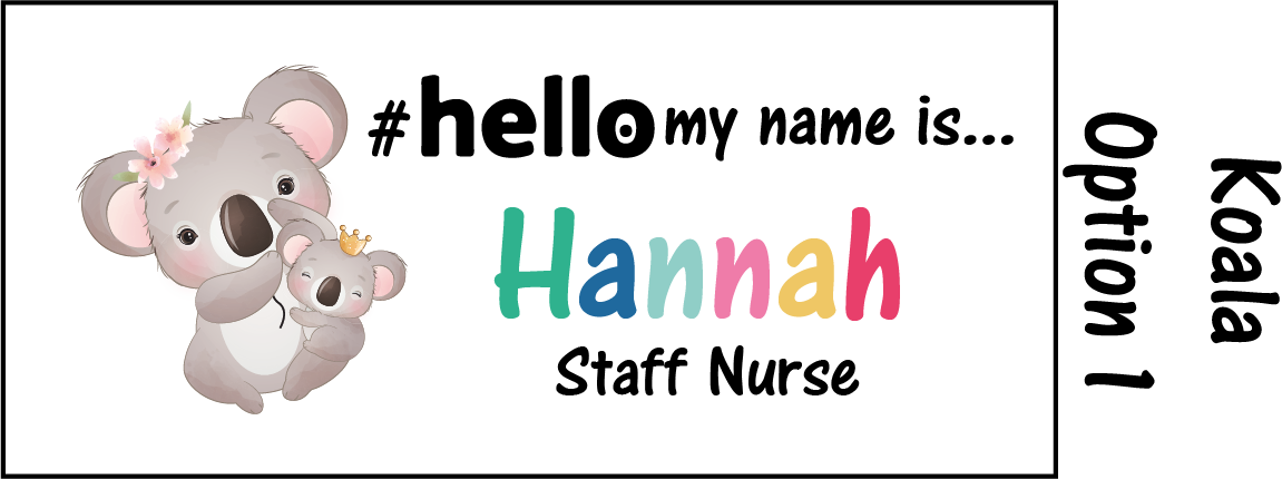 Animal Name Badge #hello my name is...