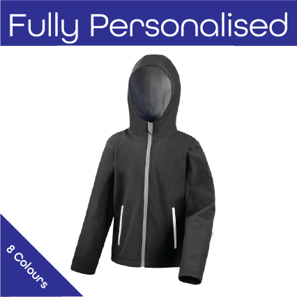 Core junior TX performance hooded softshell jacket