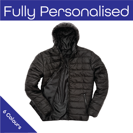 Soft padded jacket (personalised, Embroidered)