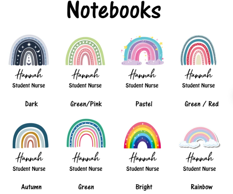 A6 Nursing/medical notebook. Pocket sized so ideal for placements. Nurse, midwife, doctor, medical staff