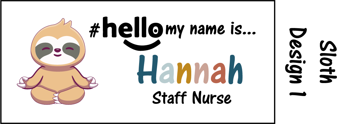 Animal Name Badge #hello my name is...