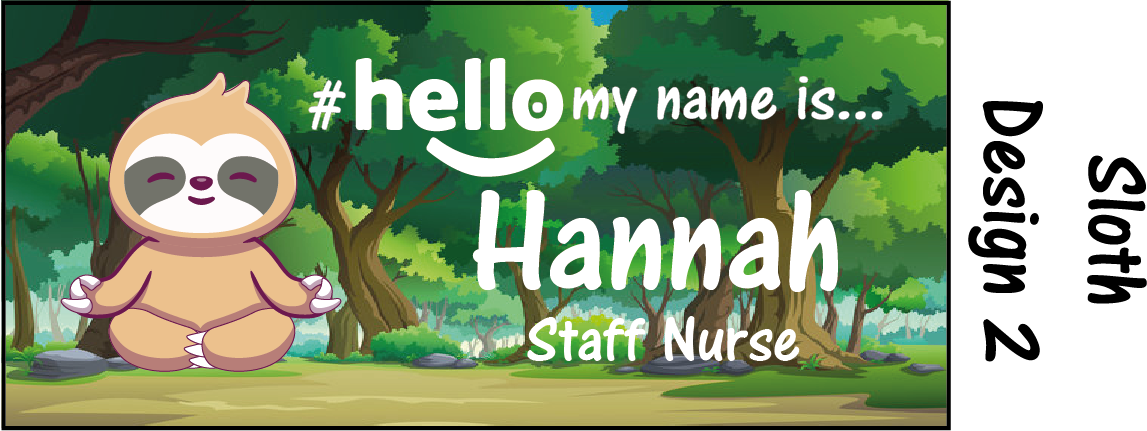 Animal Name Badge #hello my name is...