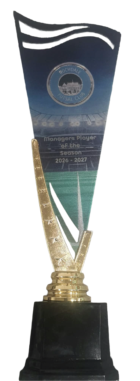 V Star Personalised Metal Insert Trophies