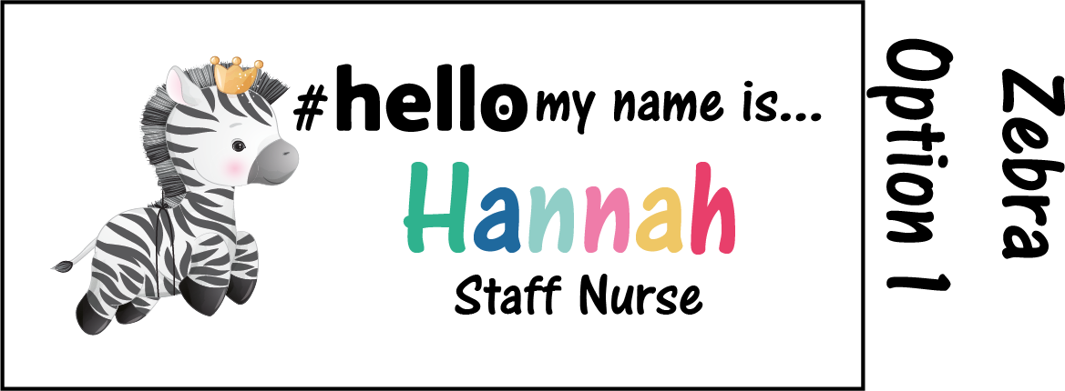 Animal Name Badge #hello my name is...