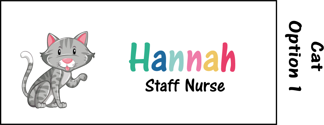Animal Name Badge
