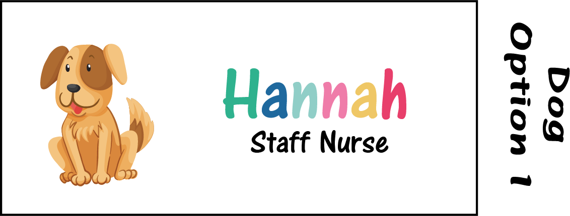 Animal Name Badge